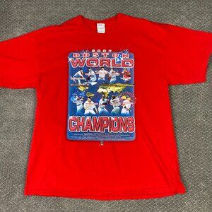 Boston Red Sox 2007 World Series Champions T Shirt Men's XL